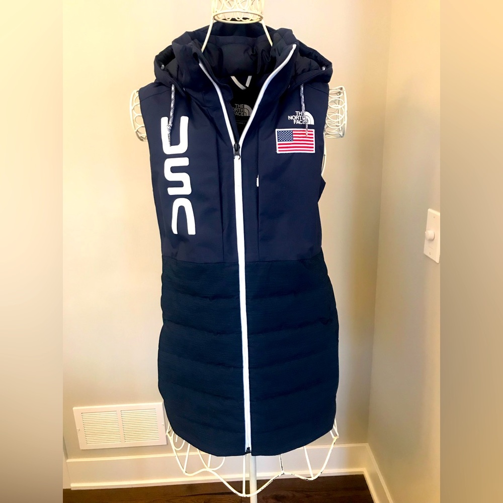 The North Face Women's Free Ski Vest Team USA 2018 Limited Edition Navy Small